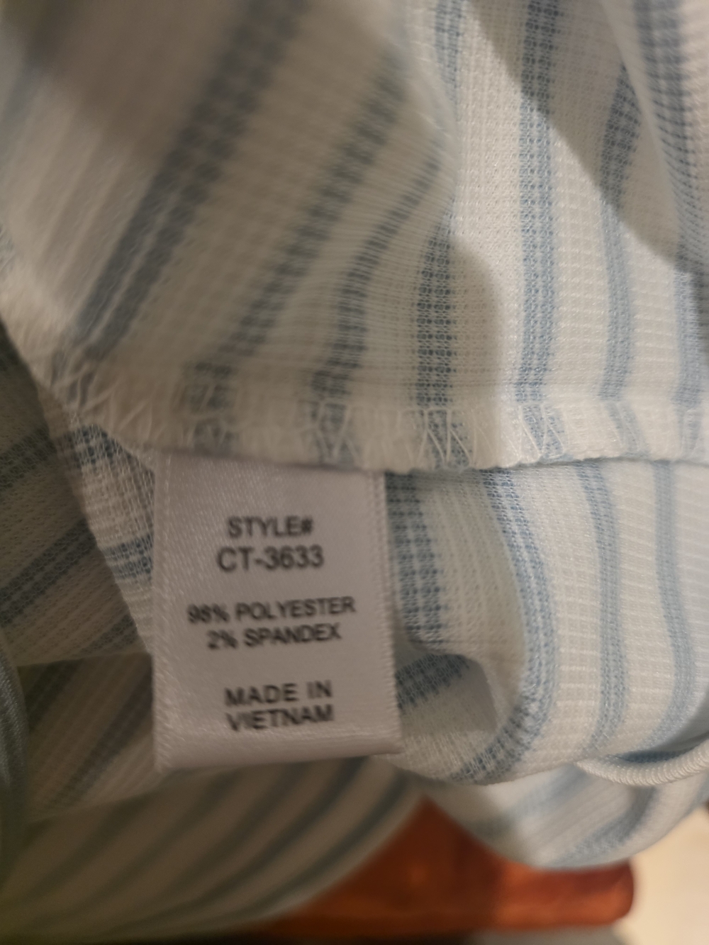 Zenana Outfitters Ash Blue & White Striped Wide-Leg Pant Set - Picture 6 of 6